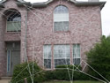 3 GIANT webs on 2-story house image